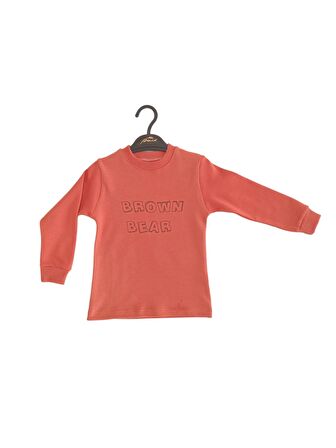 P134 BROWN BEAR ERKEK ÇOCUK BASKILI UZUN KOLLU 2'Lİ TAKIM