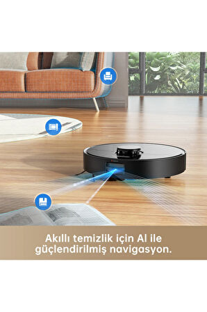 D10s Pro Robot Süpürge Siyah