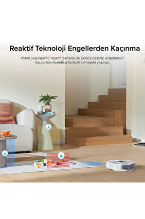 Vacuum Cleanner Q8 Max Plus Robot Süpürge Beyaz
