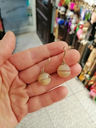 Klasik Altın Renkli Topuz Küpe - Kupe - 3 Adet Aynı Ürün, x3 Paket