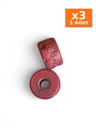 10gr Hint Cam Boncuk · Kırmızı - Hint Cam Boncuklar - 3 Adet Aynı Ürün, x3 Paket