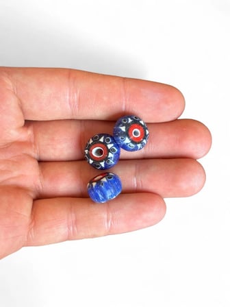 10gr Hint Cam Boncuk · Mavi - Hint Cam Boncuklar - 3 Adet Aynı Ürün, x3 Paket