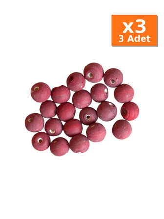 10gr Hint Cam Boncuk · Pembe - Hint Cam Boncuklar - 3 Adet Aynı Ürün, x3 Paket