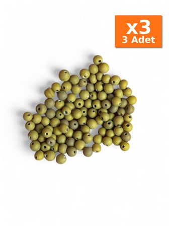 10gr Hint Cam Boncuk · Sarı - Hint Cam Boncuklar - 3 Adet Aynı Ürün, x3 Paket