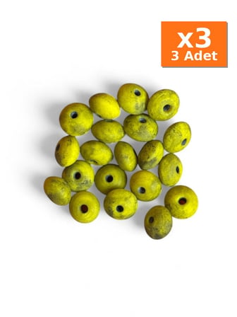 10gr Hint Cam Boncuk · Sarı - Hint Cam Boncuklar - 3 Adet Aynı Ürün, x3 Paket