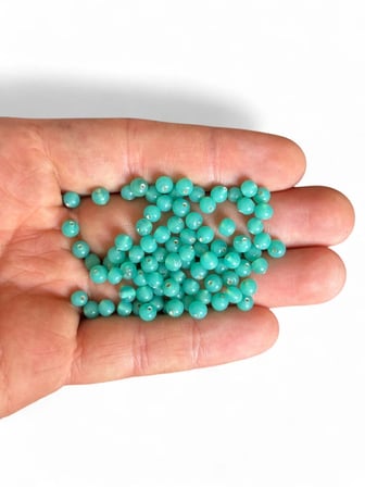 10gr Hint Cam Boncuk · Turkuaz - Hint Cam Boncuklar - 3 Adet Aynı Ürün, x3 Paket