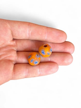 10gr Hint Cam Boncuk · Turuncu - Hint Cam Boncuklar - 3 Adet Aynı Ürün, x3 Paket