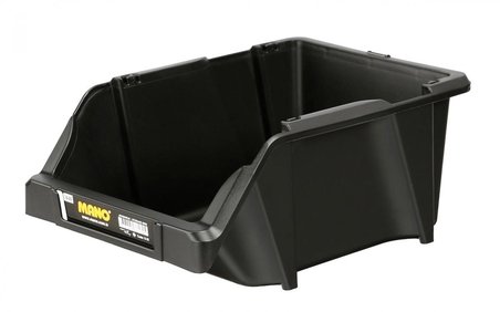 Mano S-25 Siyah Avadanlık Kutusu | Dayanıklı Plastik Organizer Takım ve El Aleti Saklama Kutusu