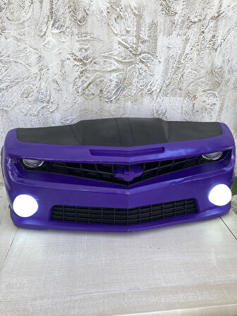 Işıklı Camaro Duvar Obje Araba, Mor