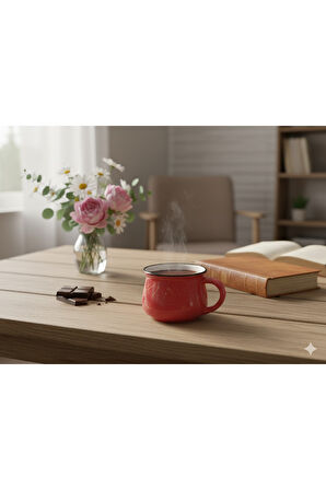 Seramik Kupa Bardak Simli Desenli Renkli 150 cc