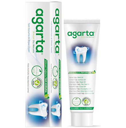 Agarta Doğal Diş Macunu 100ML Bitki Özlü (9 Lu Set)