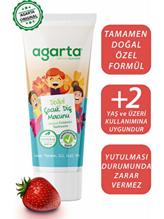 Agarta Doğal Diş Macunu 75ML Çocuk (4 Lü Set)