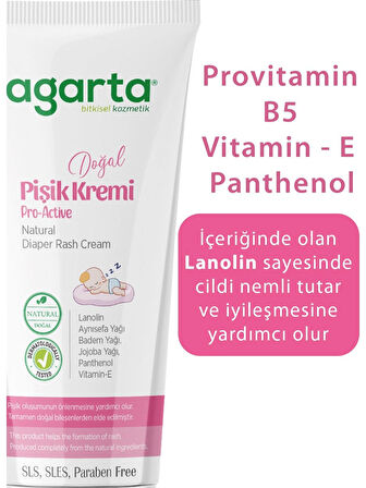 Agarta Doğal Pişik Kremi 100ML (4 Lü Set)