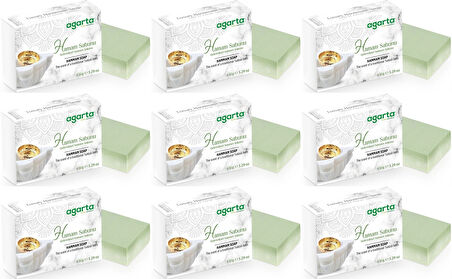 Agarta El Yapımı Doğal Sabun 150GR Hamam (9 Lu Set)