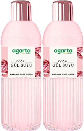Agarta Doğal Gül Suyu 400ML (2 Li Set)