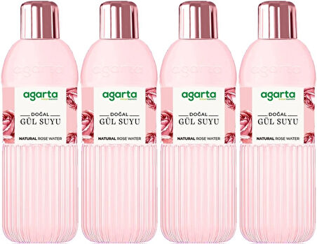 Agarta Doğal Gül Suyu 400ML (4 Lü Set)