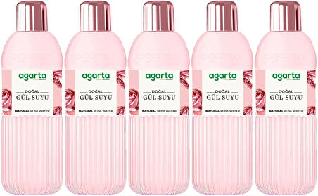 Agarta Doğal Gül Suyu 400ML (5 Li Set)