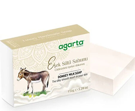 Agarta El Yapımı Doğal Sabun 150GR Eşek Sütü (9 Lu Set)