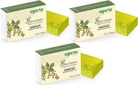 Agarta El Yapımı Doğal Sabun 150GR Bıttım (3 Lü Set)