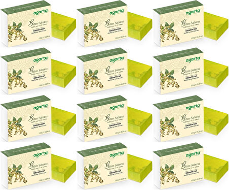 Agarta El Yapımı Doğal Sabun 150GR Bıttım (12 Li Set)