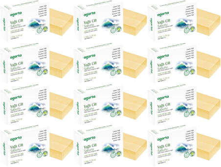 Agarta El Yapımı Doğal Sabun 150GR Yağlı Cilt (12 Li Set)