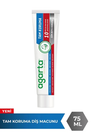 Agarta Doğal Tam koruma Diş Macunu 75 ML Gün Boyu Koruma (3 Lü Set)