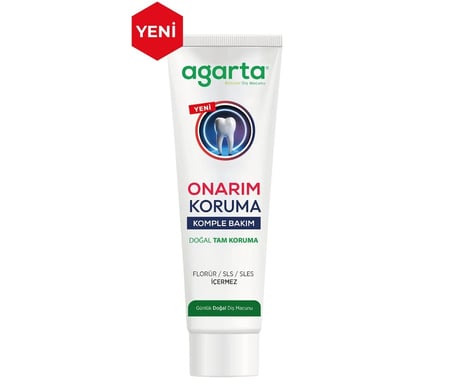 Agarta Doğal Tam koruma Diş Macunu 90 ML Onarım & Koruma (9 Lu Set)