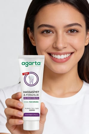 Agarta Doğal Tam koruma Diş Macunu 90 ML Hassasiyet & Ferahlık (9 Lu Set)