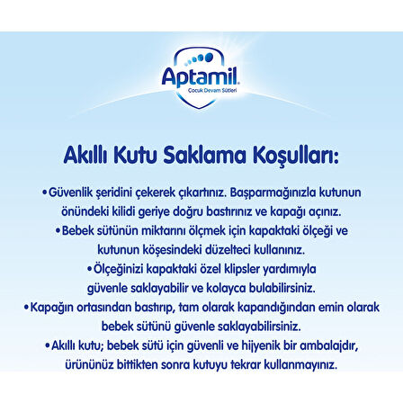Nutrıcıa Aptamil 800GR Bebek Sütü No:1 (0-6 Ay) Doğumdan İtibaren (2 Li Set)