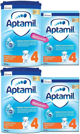 Nutrıcıa Aptamil 800GR+250GR:1050GR Devam Sütü No:4 (1 Yaş ve Üzeri) Avantaj Pk (2 Li Set)