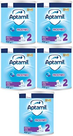 Nutrıcıa Aptamil Prosyneo Bebek Sütü 400GR No:2 (6-12 Ay) (5 Li Set)