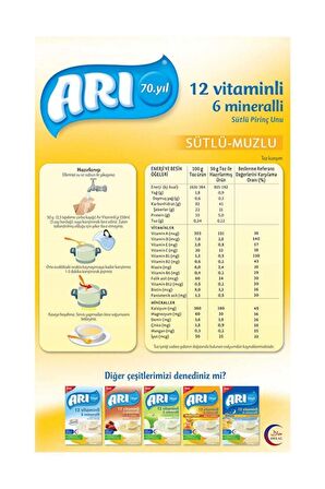 Arı Mama Prebiyotik Kaşık Maması 2 x 250 gr