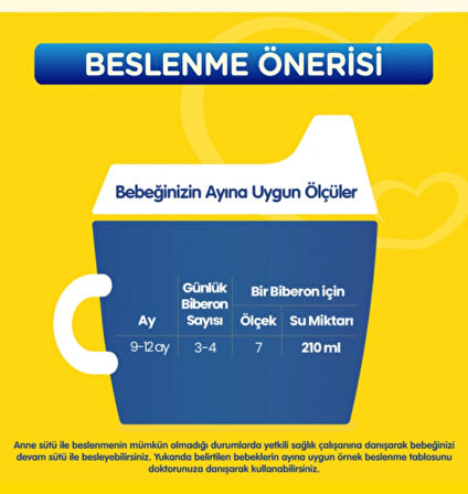 Bebelac 800GR No:3 Devam Sütü (9-12 Ay) (6 Lı Set)