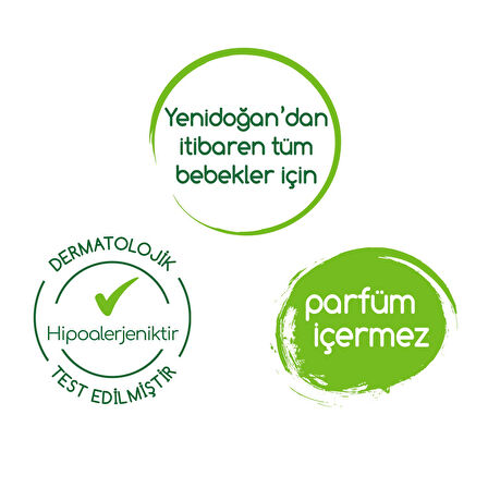 Bebem Natural Islak Bebek Mendili Narin Dokunuş / Yenidoğan 90 Yaprak Plastik Kapaklı 24 Lü Set