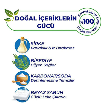 Bingo Clean Yüzey Temizlik Havlusu 96 Yaprak Beyaz Sabun Plastik Kapaklı (2 Li Set) 192 Yaprak