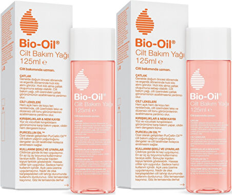 Bio-Oil Çatlak Oluşumunu Önleyici Cilt Bakım Yağı 125ML (Yeni Formül) (2 Li Set)