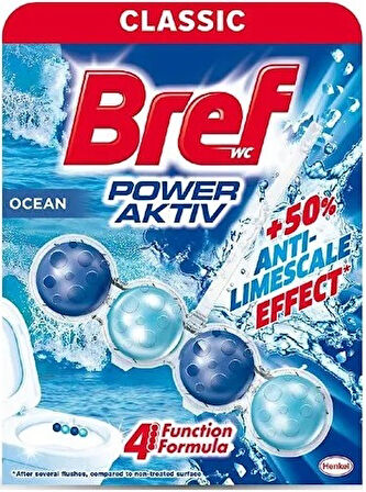 Bref Power Aktiv Klozet Bloğu Okyanus Kokulu  (3 Lü Set) (3PK*1)