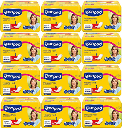 Canped Mesane Pedi Klasik L - Large - Büyük Boy 120 Adet (12PK*10)