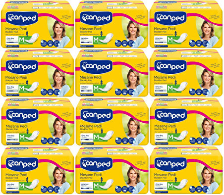 Canped Mesane Pedi Klasik M-Orta Boy 120 Adet