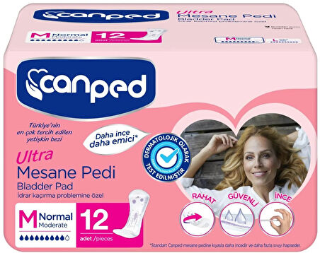 Canped Mesane Pedi Ultra M - Medium - Orta 36 Adet (3PK*12)