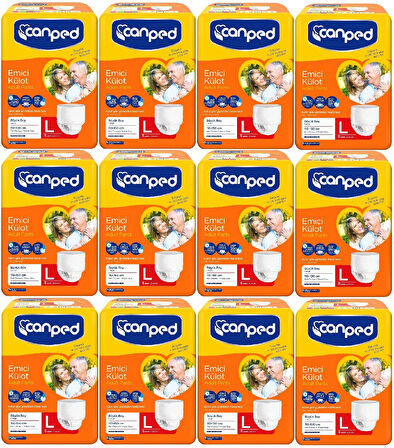 Canped Emici Külot Hasta Yetişkin Bezi XL - Ekstra Büyük - Extra Large 96 Adet