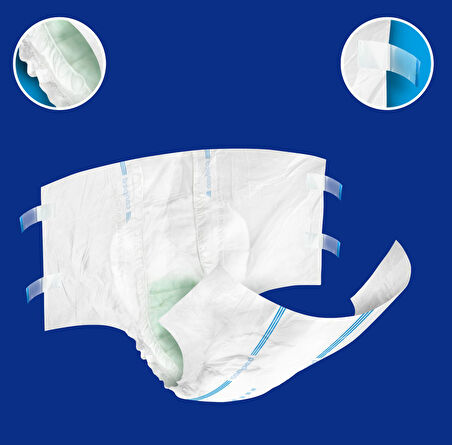 Canped Hasta Bezi Yetişkin Bel Bantlı Polietilenli M-Orta Boy 180 Adet