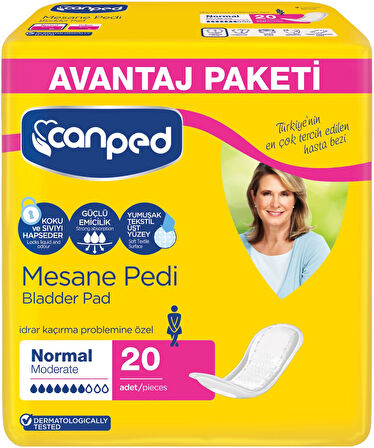 Canped Mesane Pedi Avantaj Pk Klasik M-Orta Boy Normal 100 Adet