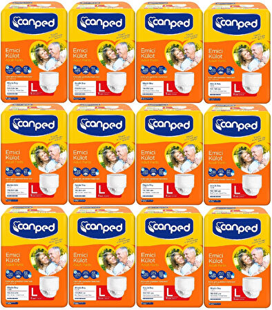 Canped Emici Külot Hasta Yetişkin Bezi XL - Ekstra Büyük - Extra Large 96 Adet