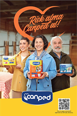 Canped Emici Külot Hasta Yetişkin Bezi L - Büyük - Large 144 Adet (6PK*24)