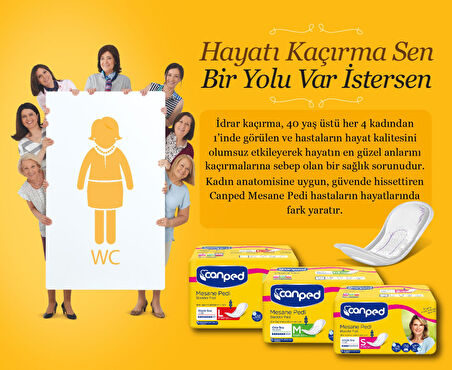 Canped Mesane Pedi Klasik M - Orta - Medium Boy 20 Adet