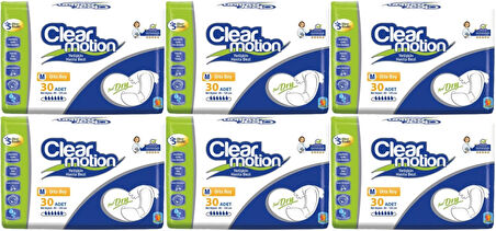 Clearmotion Yetişkin Hasta Bezi Bel Bantlı M - Orta - Medium 180 Adet (6PK*30)