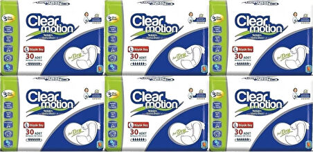 Clearmotion Yetişkin Hasta Bezi Bel Bantlı L - Büyük - Large 180 Adet (6PK*30)