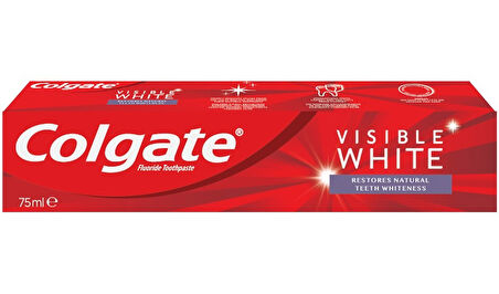 Colgate Diş Macunu 75ML Visible White/Görünür Beyazlık (6 Lı Set)