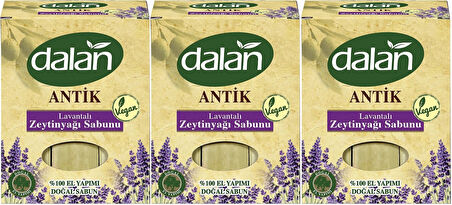 Dalan Antik Defneli Zeytinyağı Sabunu 900GR Lavantalı (3 Lü Set)